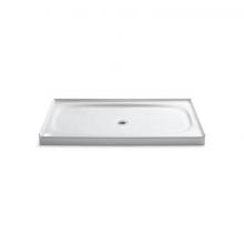 Kohler 9055-0 - Salient® 60'' x 36'' alcove shower base, center drain