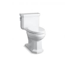 Kohler 3940-0 - One-piece compact elongated toilet with concealed trapway, 1.28 gpf