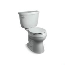 Kohler 3887-U-95 - Cimarron® Comfort Height® Two-piece round-front 1.28 gpf chair height toilet with insula