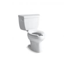 Kohler 3505-T-0 - Wellworth® Classic Two-piece elongated toilet, 1.6 gpf