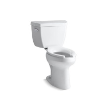 Kohler 3493-T-0 - Highline® Classic Two-piece elongated toilet, 1.6 gpf
