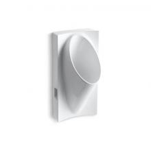 Kohler 4918-0 - Steward® waterless 15-5/8'' x 15'' x 29-5/8'' deep wall-mount u