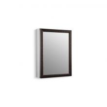 Kohler 2967-BR1 - 20'' W x 26'' H aluminum single-door medicine cabinet with oil-rubbed bronze f