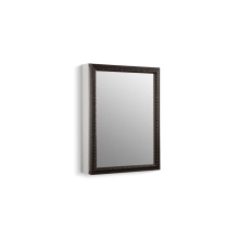 Kohler 2967-BR1 - 20'' W x 26'' H aluminum single-door medicine cabinet with oil-rubbed bronze f