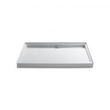 Kohler 9996-0 - Groove® 60'' x 42'' alcove shower base, rear center drain