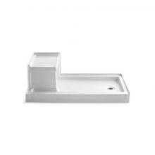 Kohler 1976-0 - Tresham® 60'' x 32'' alcove shower base, right drain