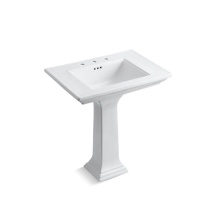 Kohler 2268-8-0 - Memoirs® Stately 30-3/4'' rectangular pedestal bathroom sink