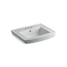 Kohler 2358-4-95 - Archer® 24'' rectangular pedestal bathroom sink