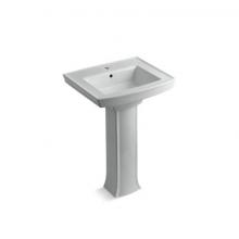 Kohler 2359-1-95 - 24'' rectangular pedestal bathroom sink