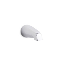 Kohler 15135-S-CP - Coralais® Wall-mount bath spout, 4-7/8'', slip-fit connection