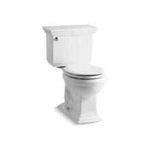 Kohler 3933-U-0 - Memoirs® Stately Two-piece round-front toilet, 1.28 gpf