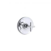 Kohler TS14423-3-CP - Purist® Rite-Temp® valve trim with cross handle