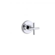 Kohler T14491-3-CP - Purist® MasterShower® transfer valve trim with cross handle