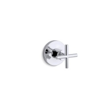 Kohler T14491-3-CP - Purist® MasterShower® transfer valve trim with cross handle