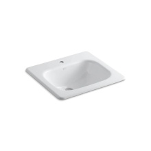 Kohler 2895-1-0 - Tahoe® 21'' rectangular drop-in bathroom sink