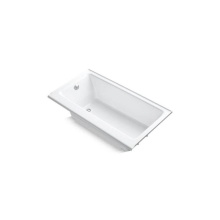 Kohler 877-S-0 - Highbridge® 60'' x 32'' alcove bath with enameled apron and left-hand dra