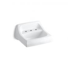 Kohler 2006-0 - Kingston™ 21-1/4'' x 18-1/8'' wall-mount/concealed arm carrier bathroom sink