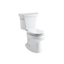 Kohler 3998-0 - Wellworth® Two-piece elongated toilet, 1.28 gpf