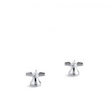 Kohler 16012-3-CP - Triton® Cross handles for widespread base faucet