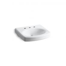 Kohler 2028-8-0 - Pinoir® 22'' oval wall-mount bathroom sink