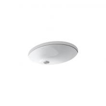 Kohler 2211-0 - Caxton® 21-1/4'' oval undermount bathroom sink