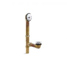 Kohler 11677-CP - Swiftflo™ Adjustable drain, 20-gauge brass, for 18-1/2'' to 20-1/2'' baths