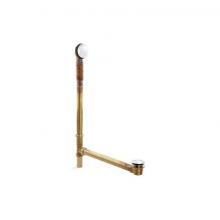 Kohler 7265-CP - Clearflo Brass toe tap bath drain