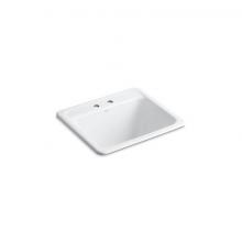 Kohler 19017-2-0 - Glen Falls™ 25'' top-/undermount single-bowl utility sink
