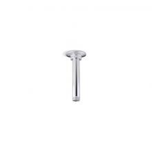 Kohler 7394-CP - 6'' ceiling-mount single-function rainhead arm and flange
