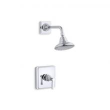 Kohler TS13134-4A-CP - Pinstripe® Pure Rite-Temp® shower trim kit with lever handle, 2.5 gpm