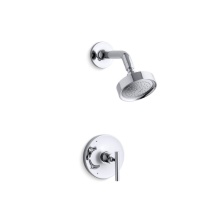 Kohler TS14422-4-CP - Purist® Rite-Temp® shower trim kit with lever handle, 2.5 gpm