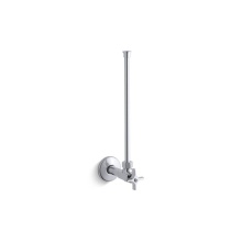 Kohler 7638-CP - 1/2'' NPT angle supply with stop with cross handle and annealed vertical tube