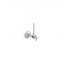 Kohler 7653-CP - 1/2'' angle supply with stop, cross handle and rigid vertical tube