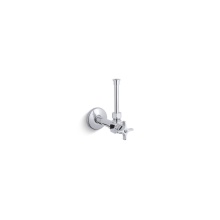 Kohler 7653-CP - 1/2'' angle supply with stop, cross handle and rigid vertical tube