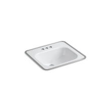 Kohler 2890-4-0 - Tahoe® 20'' rectangular drop-in bathroom sink