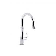Kohler 560-CP - Bellera® Pull-down kitchen sink faucet with three-function sprayhead