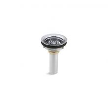 Kohler 8813-CP - Stainless steel sink drain and strainer with tailpiece for 3-1/2'' to 4'' outl
