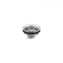 Kohler 8814-CP - Stainless steel sink drain and strainer for 3-1/2'' to 4'' outlet