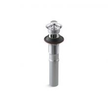 Kohler 7127-A-CP - Bathroom sink drain with overflow and non-removable metal stopper