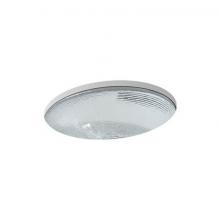 Kohler 2741-B11 - Whist® 19'' oval undermount bathroom sink, no overflow