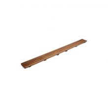 Kohler 9337-NA - Groove® Teak drain cover 60'' receptor