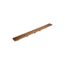 Kohler 9337-NA - Groove® Teak drain cover 60'' receptor