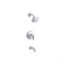 Kohler TS45104-4-CP - Alteo® Rite-Temp® bath and shower trim with lever handle and 2.5 gpm showerhead