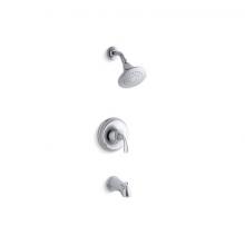 Kohler TS10275-4-CP - Forté® Rite-Temp® bath and shower trim kit, 2.5 gpm, slip-fit spout