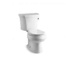 Kohler 3947-UR-0 - Wellworth® Two-piece round-front toilet, 1.28 gpf