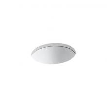 Kohler 2205-0 - Caxton® 19-1/4'' oval undermount bathroom sink, no overflow