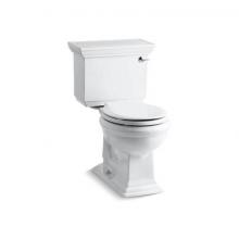Kohler 3933-RA-0 - Memoirs® Stately Two-piece round-front toilet, 1.28 gpf