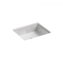 Kohler 14275-SMC-0 - Empress Bouquet™ Kathryn® 19-3/4'' square undermount bathroom sink, no overflow