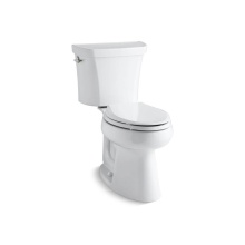 Kohler 6393-0 - Highline® Two-piece elongated toilet, dual-flush