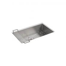 Kohler 5285-NA - Strive® 32'' undermount single-bowl kitchen sink with accessories